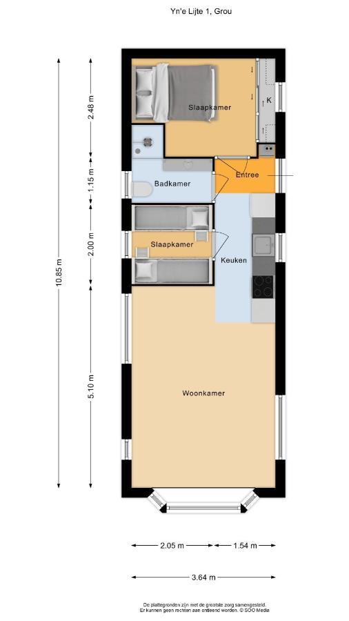 Вілла Huskes Hus En Hiem - Rent As One - Chalets 65 & 66 Гру Екстер'єр фото