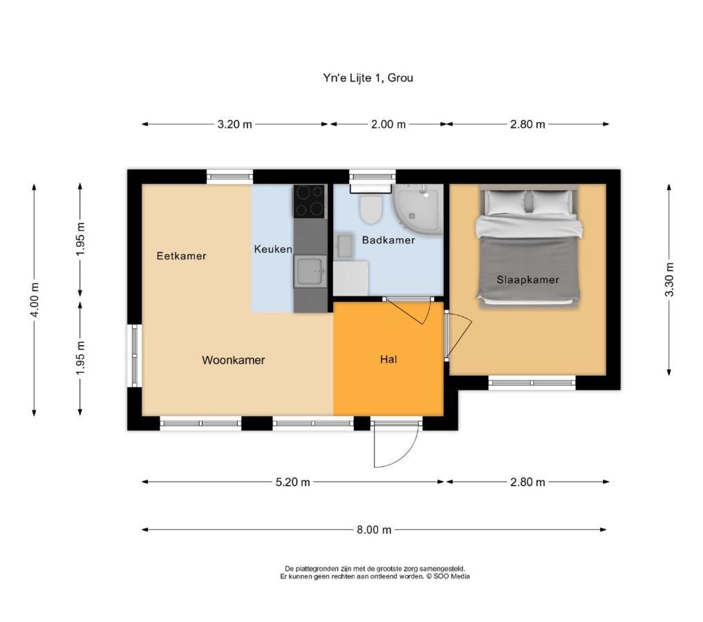 Вілла Huskes Hus En Hiem - Rent As One - Chalets 65 & 66 Гру Екстер'єр фото